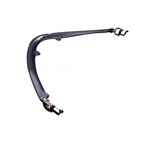 Pareja de portaequipajes trasero de carbono 